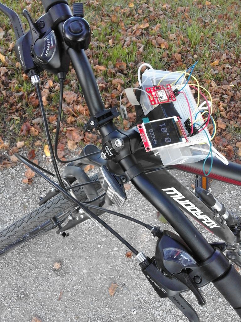 Arduino Gps Bicycle Speedometer Visuino Visual Development For Arduino