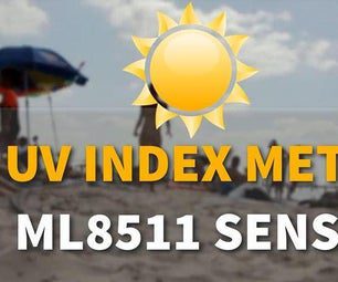 UV Index Meter Using the ML8511 ULTRAVIOLET Sensor Arduino | Visuino ...