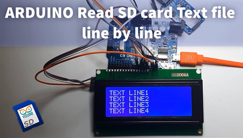 Arduino – How To Read SD Card Text File Line By Line | Visuino - Visual ...