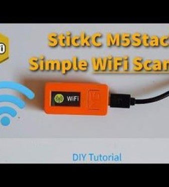 M5Stack Core ESP32 - WiFi Network Scanner 